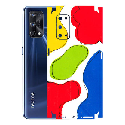 Realme Phone Skins (All Models) - RGB Colour Paint - 3D Embossed Finish (L-284) Realme X7 Pro (5G)