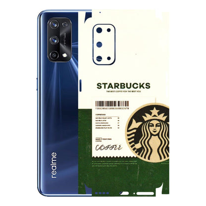 Realme Phone Skins (All Models) - Starbucks Barcode - 3D Embossed Finish (L-308) Realme X7 Pro (5G)