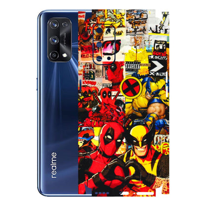 Realme Phone Skins (All Models) - Spidy Wolverine - 3D Embossed Finish (L-310) Realme X7 Pro (5G)