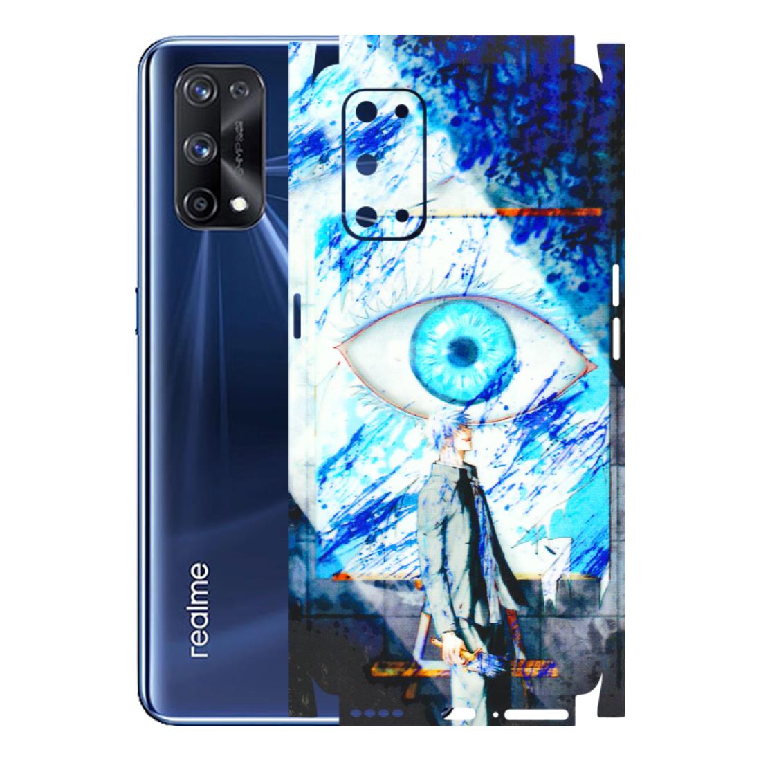 Realme Phone Skins (All Models) - Anime Sea Blue Eye - 3D Embossed Finish (L-318) Realme X7 Pro (5G)