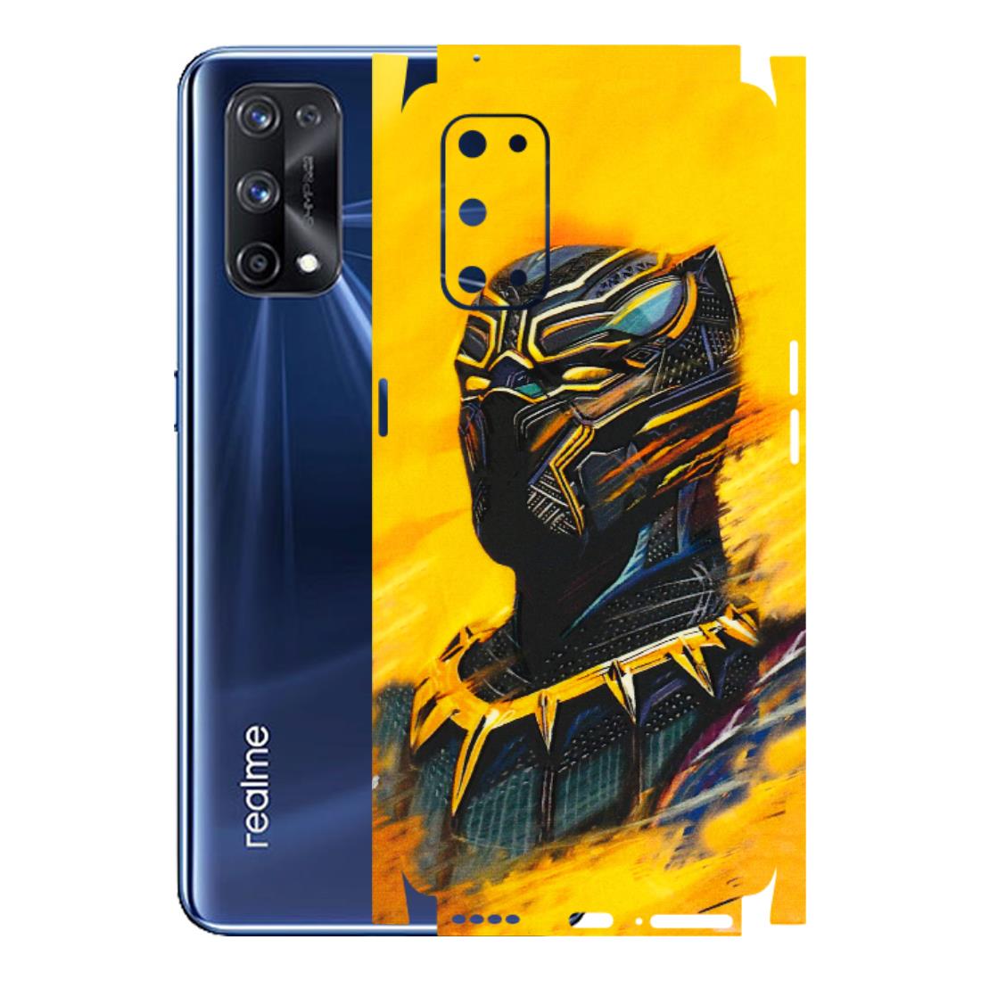Realme Phone Skins (All Models) - Yellow Panther - 3D Embossed Finish (L-54) Realme X7 Pro (5G)