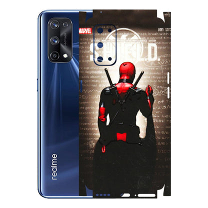 Realme Phone Skins (All Models) - Deadpool - 3D Embossed Finish (L-56) Realme X7 Pro (5G)