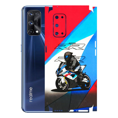 Realme Phone Skins (All Models) - Bikers Love - 3D Embossed Finish (L-58) Realme X7 Pro (5G)