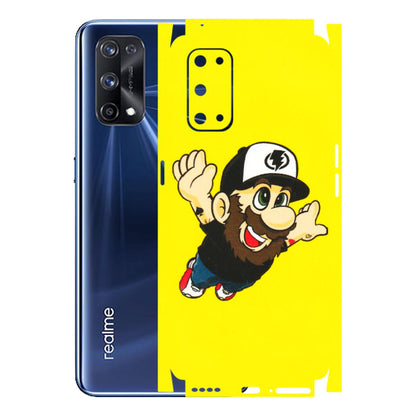 Realme Phone Skins (All Models) - Flying Beardo - 3D Embossed Finish (L-60) Realme X7 Pro (5G)