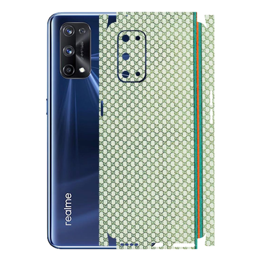 Realme Phone Skins (All Models) - Gucci Fabric Pattern - 3D Embossed Finish (L-73) Realme X7 Pro (5G)