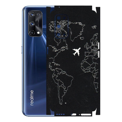 Realme Phone Skins (All Models) - Never Ending Travel - 3D Embossed Finish (L-79) Realme X7 Pro (5G)