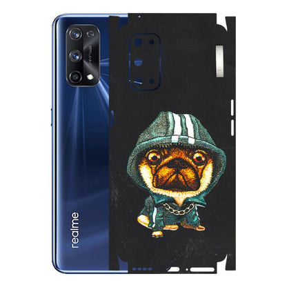 Realme Phone Skins (All Models) - Puppy N Hoodie - 3D Embossed Finish (L-90) Realme X7 Pro (5G)