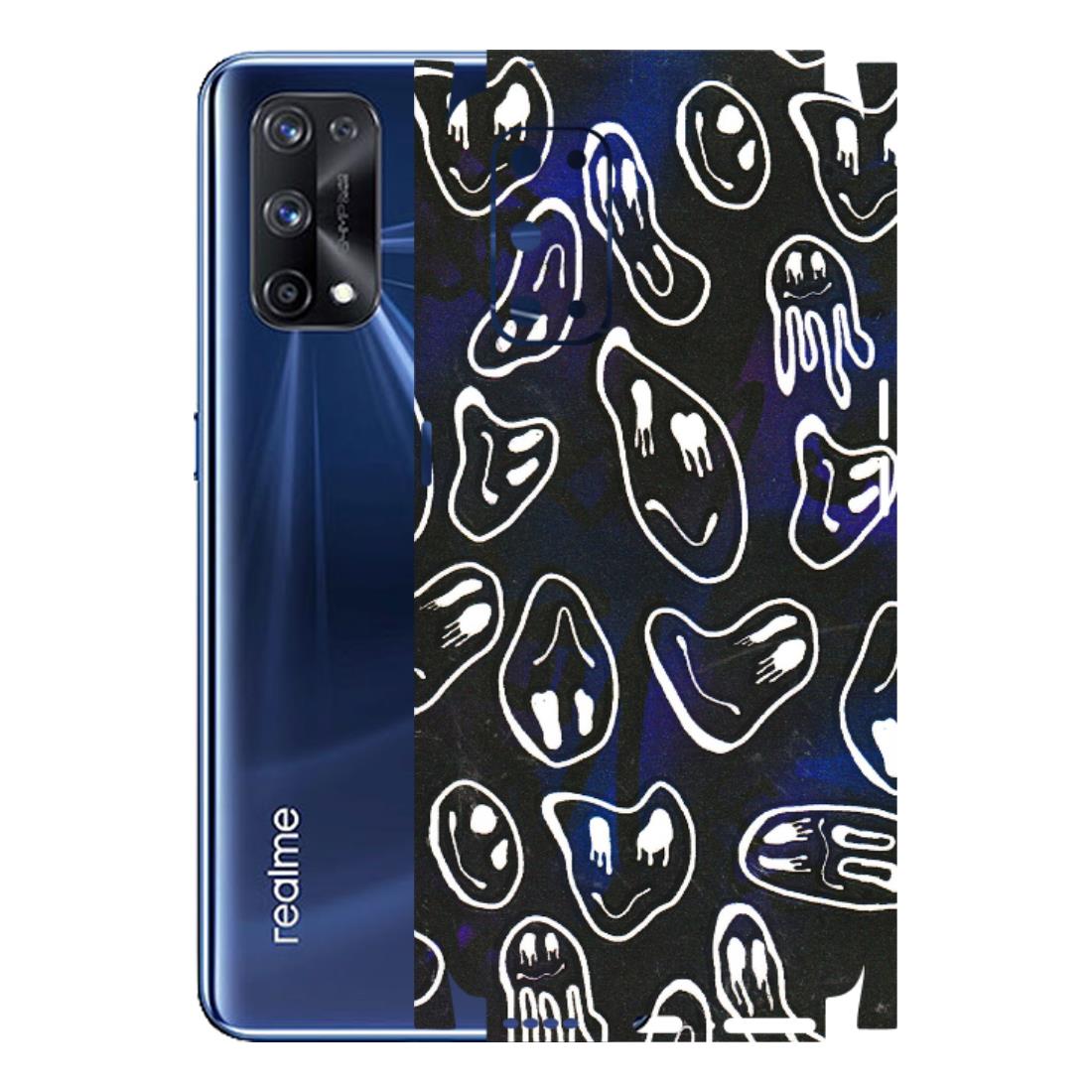 Realme Phone Skins (All Models) - Distorted Smileys - 3D Embossed Finish (L-92) Realme X7 Pro (5G)