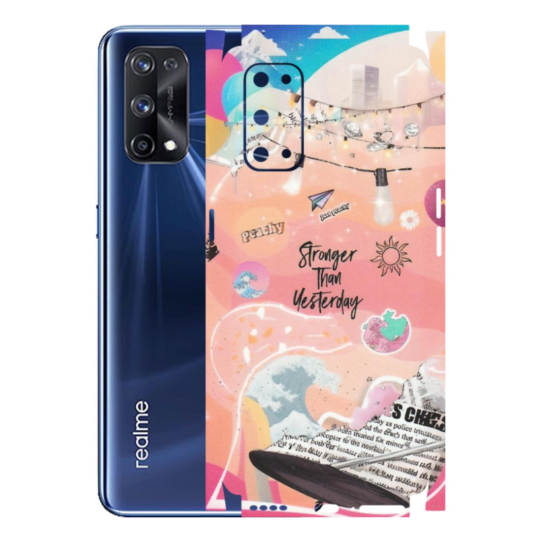 Realme Phone Skins (All Models) - Stronger Then Yesterday - Matte Finish (M-128) Realme X7 Pro (5G)