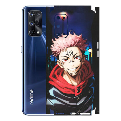 Realme Phone Skins (All Models) - Yuji Itadori Funny Face Anime - Matte Finish (M-152) Realme X7 Pro (5G)