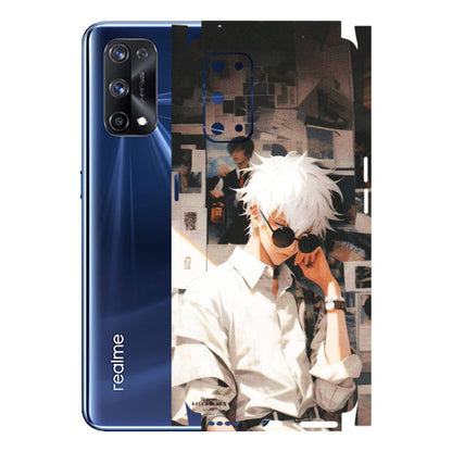 Realme Phone Skins (All Models) - Gojo Satoru Jujustu Kaisen Anime - Matte Finish (M-156) Realme X7 Pro (5G)
