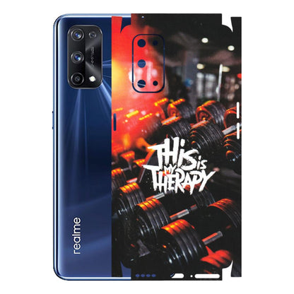 Realme Phone Skins (All Models) - GYM Lover Therapy - Matte Finish (M-160) Realme X7 Pro (5G)