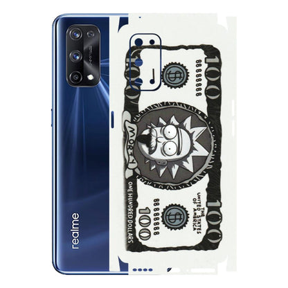 Realme Phone Skins (All Models) - Rick And Morty Hundred Dollar Anime - Matte Finish (M-161) Realme X7 Pro (5G)