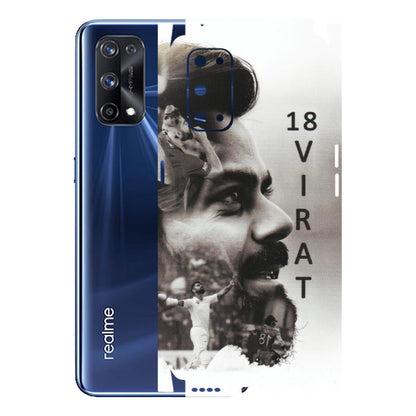 Realme Phone Skins (All Models) - Virat Kohli Cricketer - Matte Finish (M-163) Realme X7 Pro (5G)