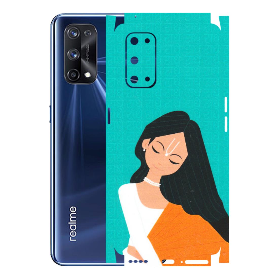 Realme Phone Skins (All Models) - Radhe Radhe With Hindu Symbol - Matte Finish (M-164) Realme X7 Pro (5G)