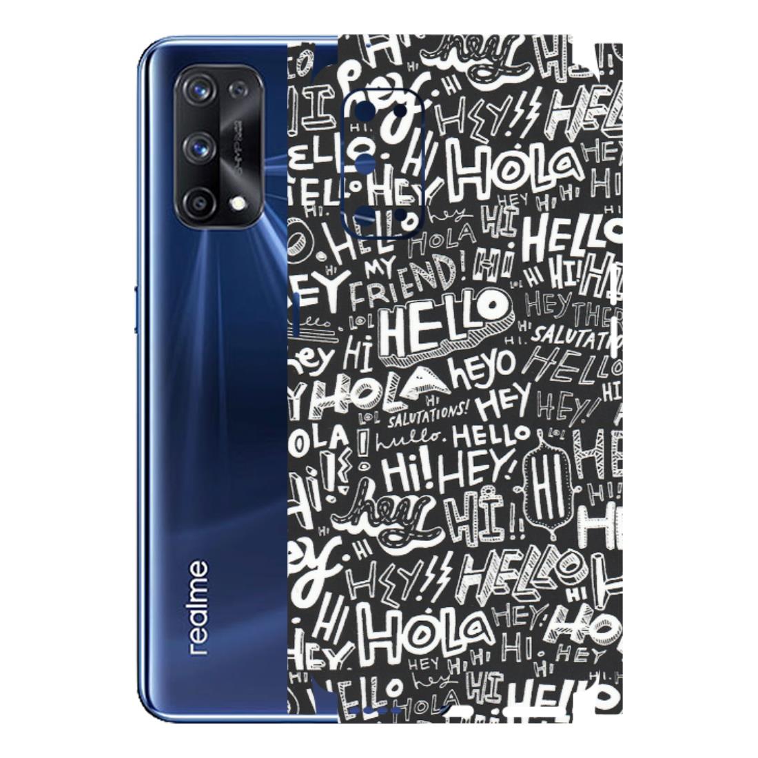 Realme Phone Skins (All Models) - Hi Hello Doodles - Matte Finish (M-25) Realme X7 Pro (5G)