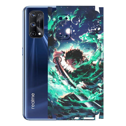 Realme Phone Skins (All Models) - Sword Fighter Anime - Matte Finish (M-29) Realme X7 Pro (5G)