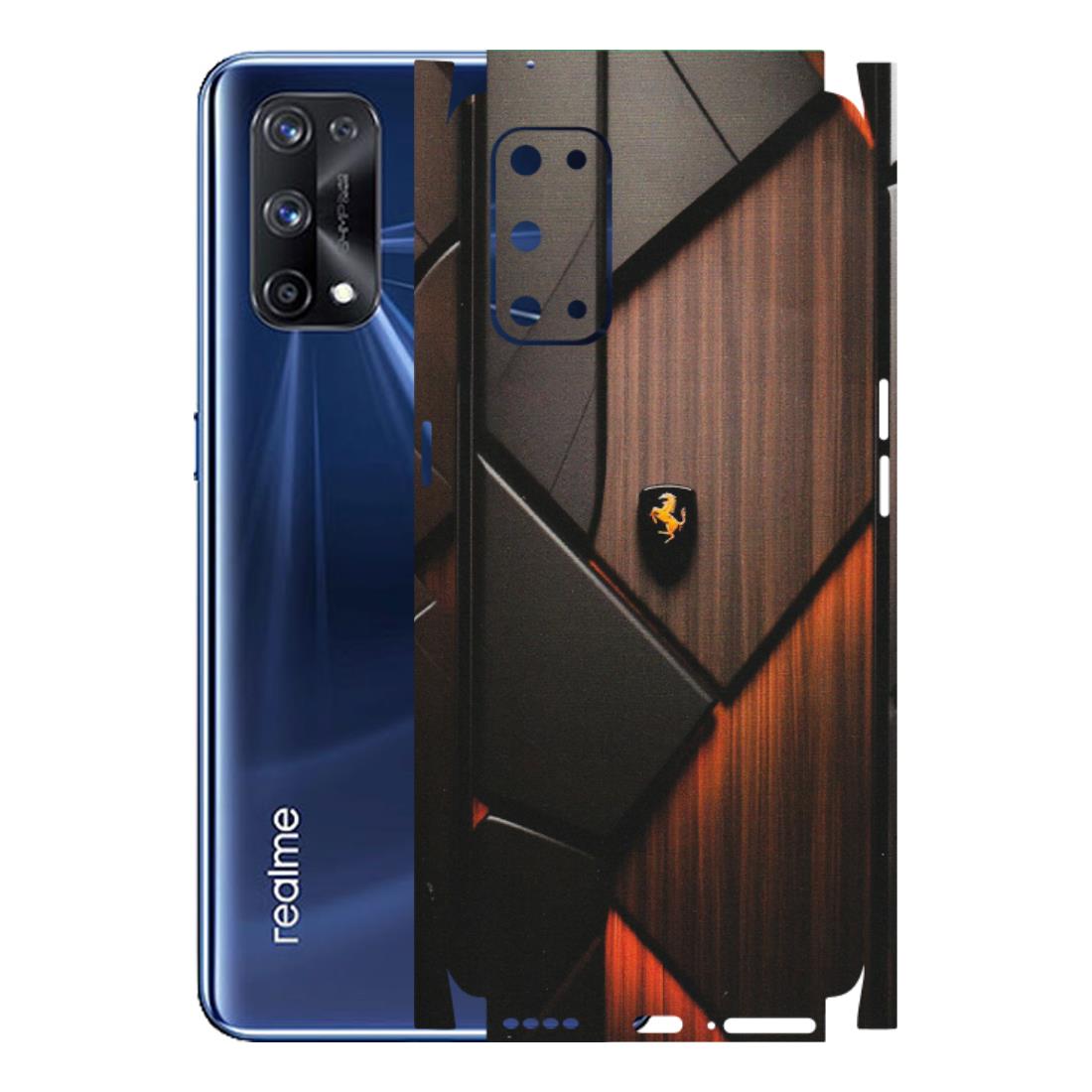 Realme Phone Skins (All Models) - Lambo Beauty Wood Pattern Sober - Matte Finish (M-51) Realme X7 Pro (5G)