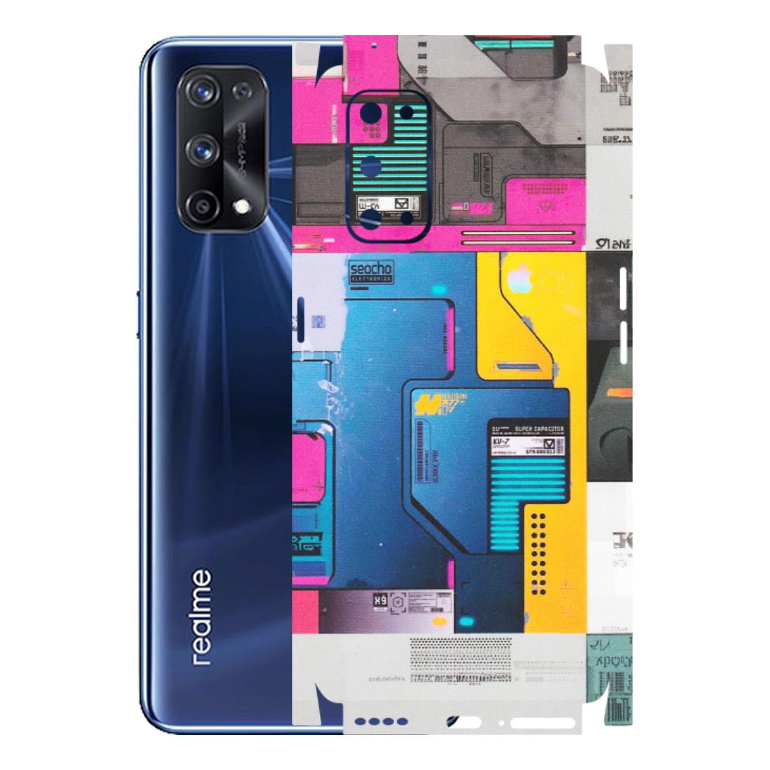 Realme Phone Skins (All Models) - Colourfull Motherboard Internals - Matte Finish (M-55) Realme X7 Pro (5G)