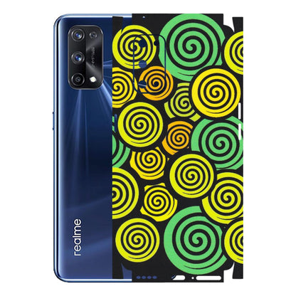Realme Phone Skins (All Models) - Crazy Spiral - Matte Finish (M-91) Realme X7 Pro (5G)