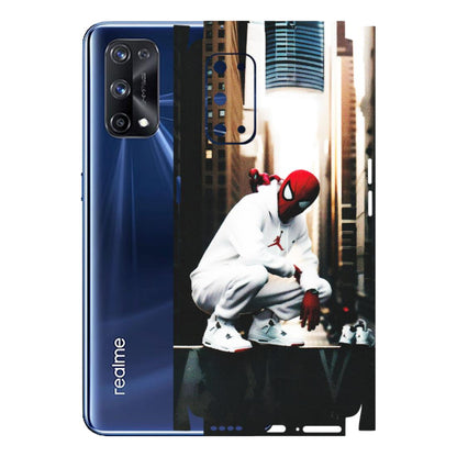 Realme Phone Skins (All Models) - Sportsman Spider Man - Matte Finish (M-94) Realme X7 Pro (5G)