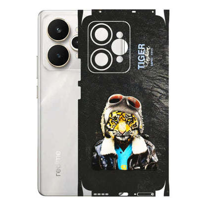 Realme Phone Skins (All Models) - Rider Tiger - 3D Embossed Finish (L-113) Realme 15 5G