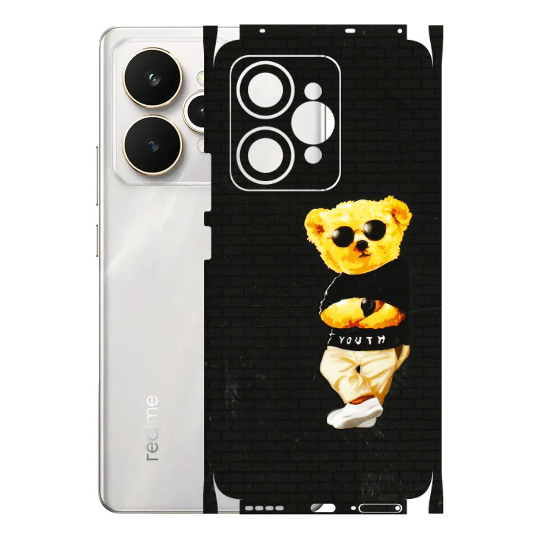 Realme Phone Skins (All Models) - Classy Teddy Bear - 3D Embossed Finish (L-116) Realme 15 5G