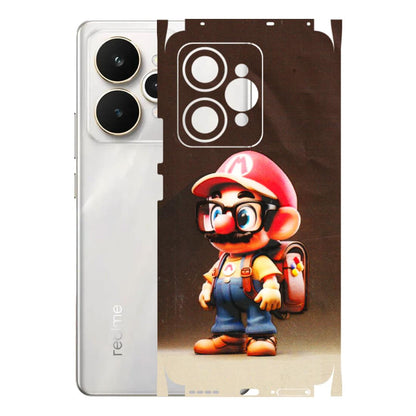 Realme Phone Skins (All Models) - Little Mario - 3D Embossed Finish (L-119) Realme 15 5G