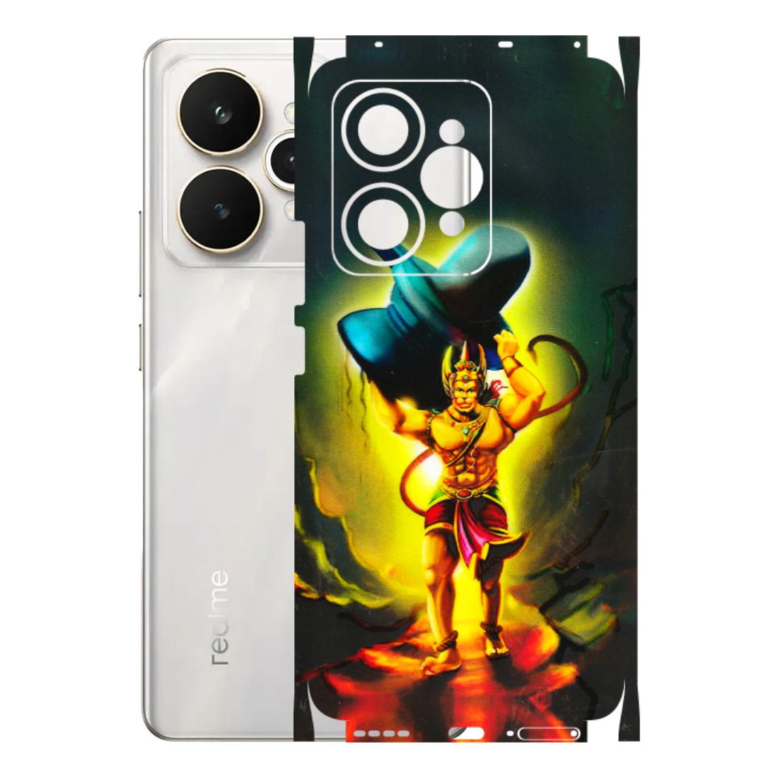 Realme Phone Skins (All Models) - Hanuman Ji - 3D Embossed Finish (L-128) Realme 15 5G