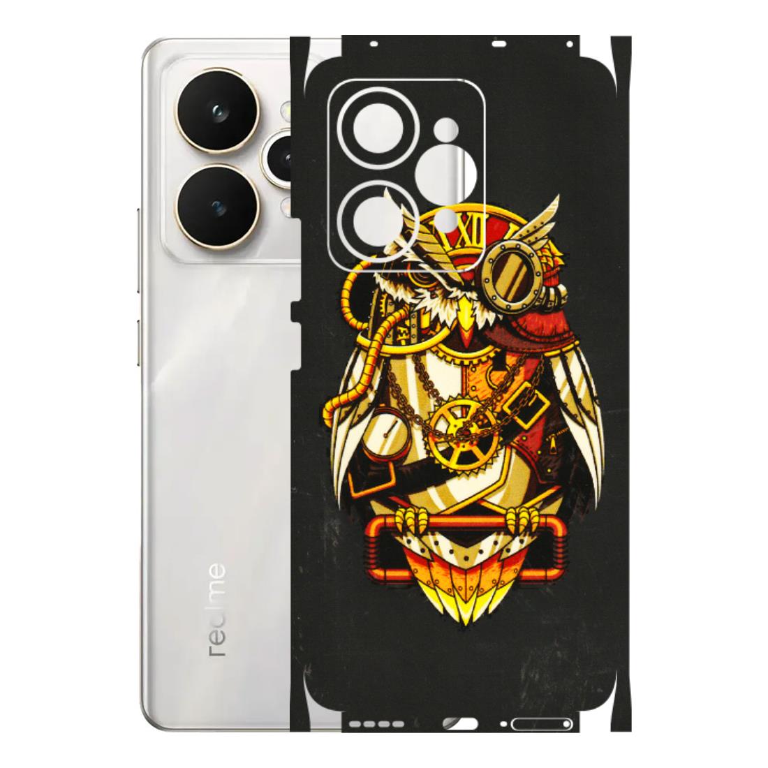 Realme Phone Skins (All Models) - Classy Smart Owl - 3D Embossed Finish (L-144) Realme 15 5G