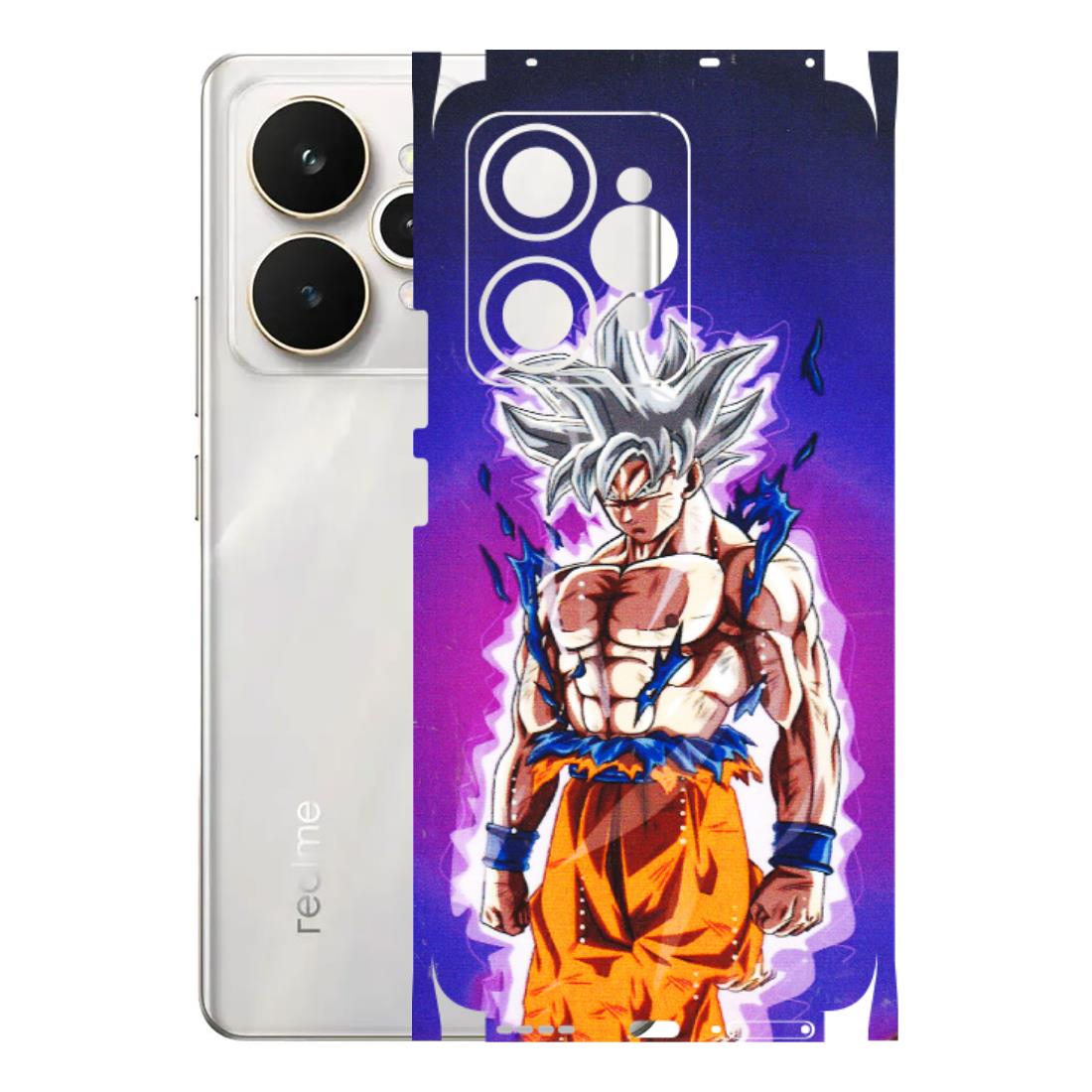 Realme Phone Skins (All Models) - Goku Purple Anime - 3D Embossed Finish (L-147) Realme 15 5G