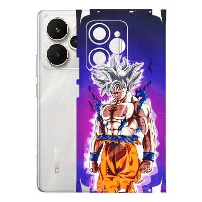 Realme Phone Skins (All Models) - Goku Purple Anime - 3D Embossed Finish (L-147) Realme 15 5G