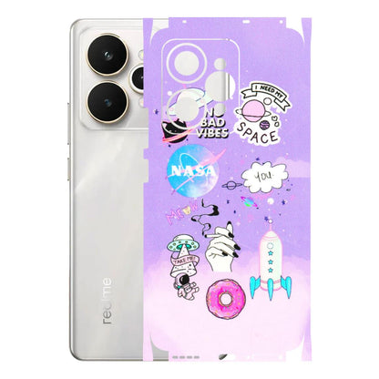 Realme Phone Skins (All Models) - I Need My Nasa   Skin - 3D Embossed Finish (L-149) Realme 15 5G
