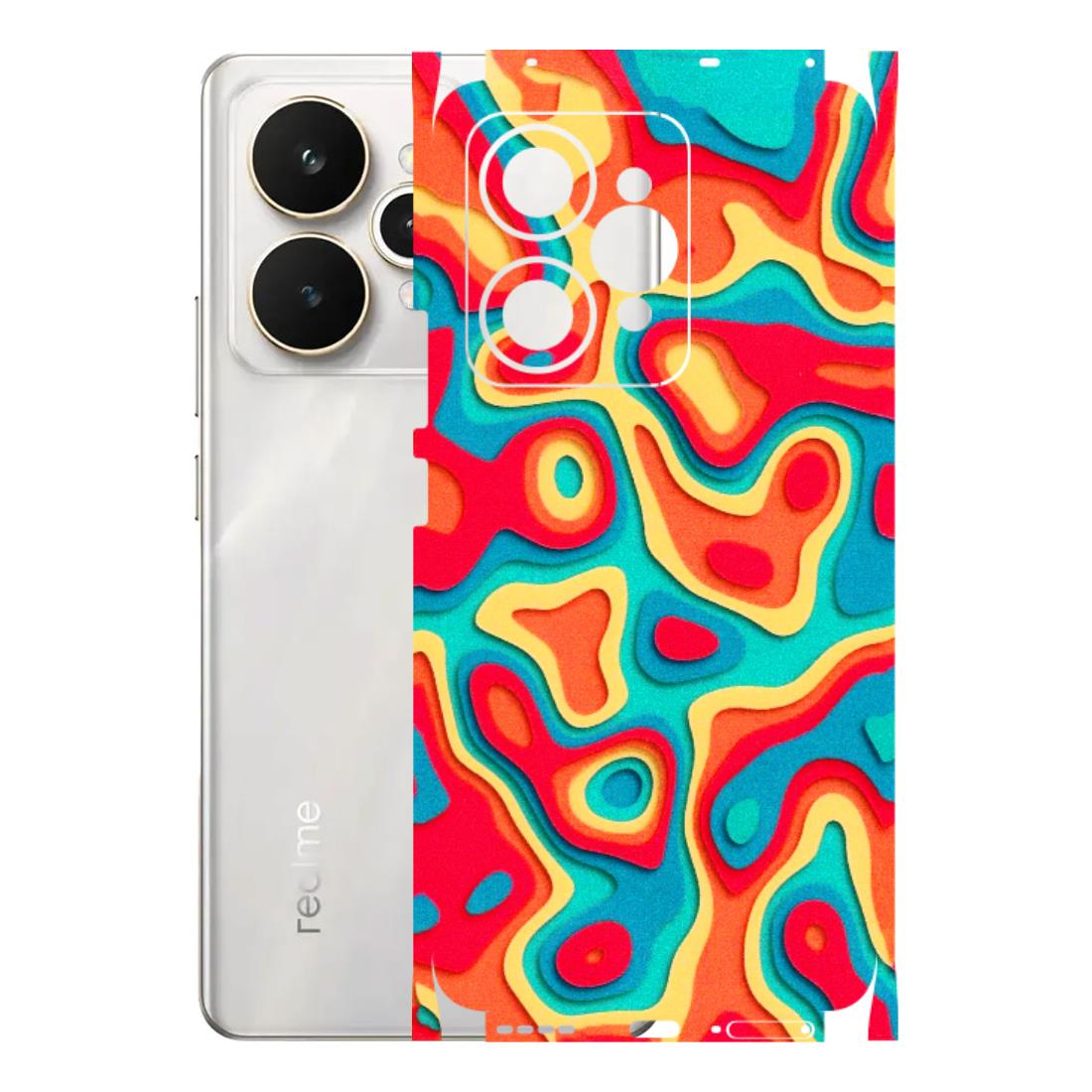 Realme Phone Skins (All Models) - Abstract Swirl - 3D Embossed Finish (L-150) Realme 15 5G