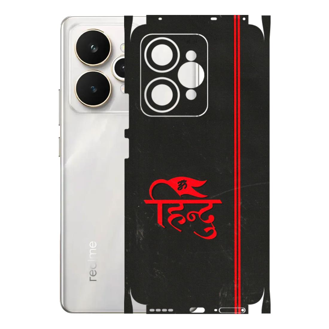 Realme Phone Skins (All Models) - Hindu Black - 3D Embossed Finish (L-153) Realme 15 5G