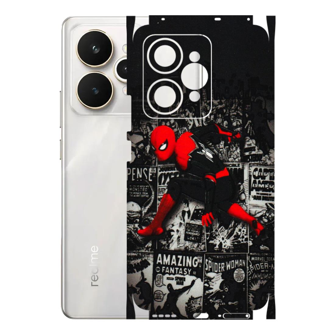 Realme Phone Skins (All Models) - SpiderMan New - 3D Embossed Finish (L-162) Realme 15 5G