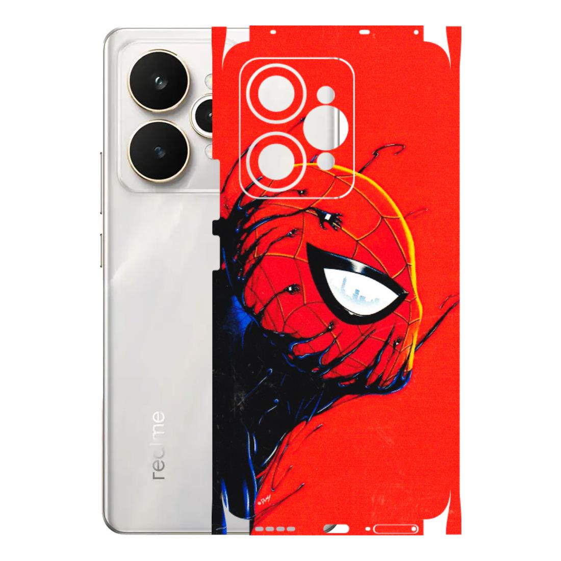 Realme Phone Skins (All Models) - Spiderman Face Venom - 3D Embossed Finish (L-165) Realme 15 5G