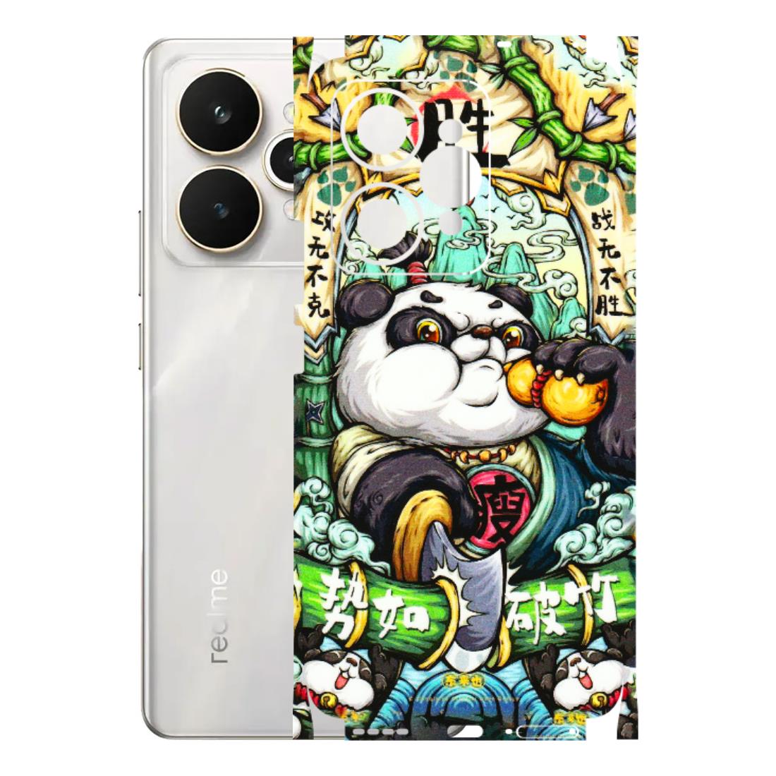 Realme Phone Skins (All Models) - Royal Rich Panda - 3D Embossed Finish (L-170) Realme 15 5G