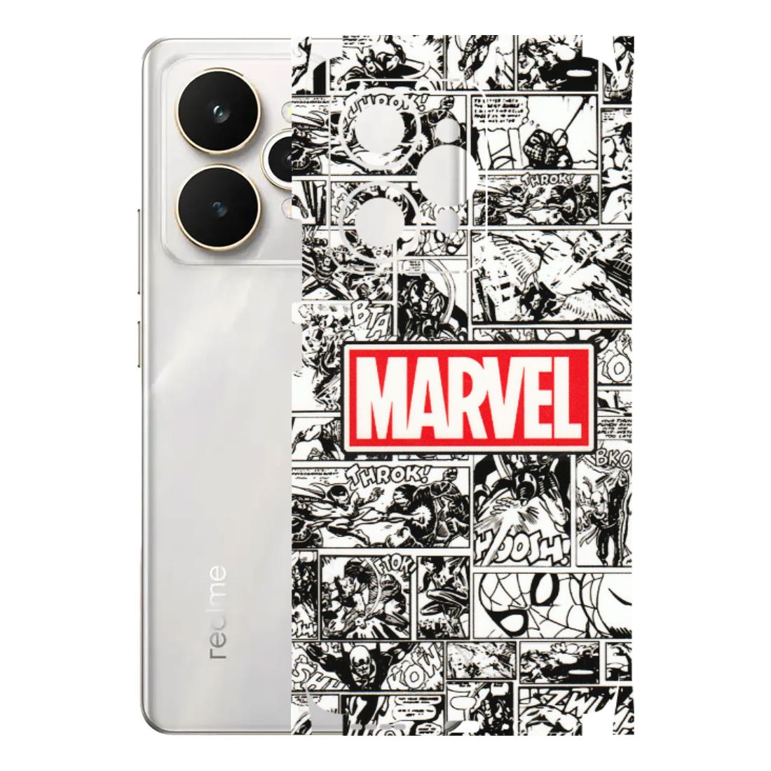 Realme Phone Skins (All Models) - Marvel Comic - 3D Embossed Finish (L-171) Realme 15 5G