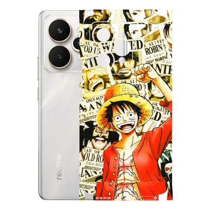Realme Phone Skins (All Models) - Luffy Anime - 3D Embossed Finish (L-177) Realme 15 5G