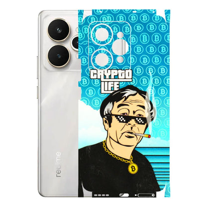 Realme Phone Skins (All Models) - Crypto Thug Life - 3D Embossed Finish (L-179) Realme 15 5G