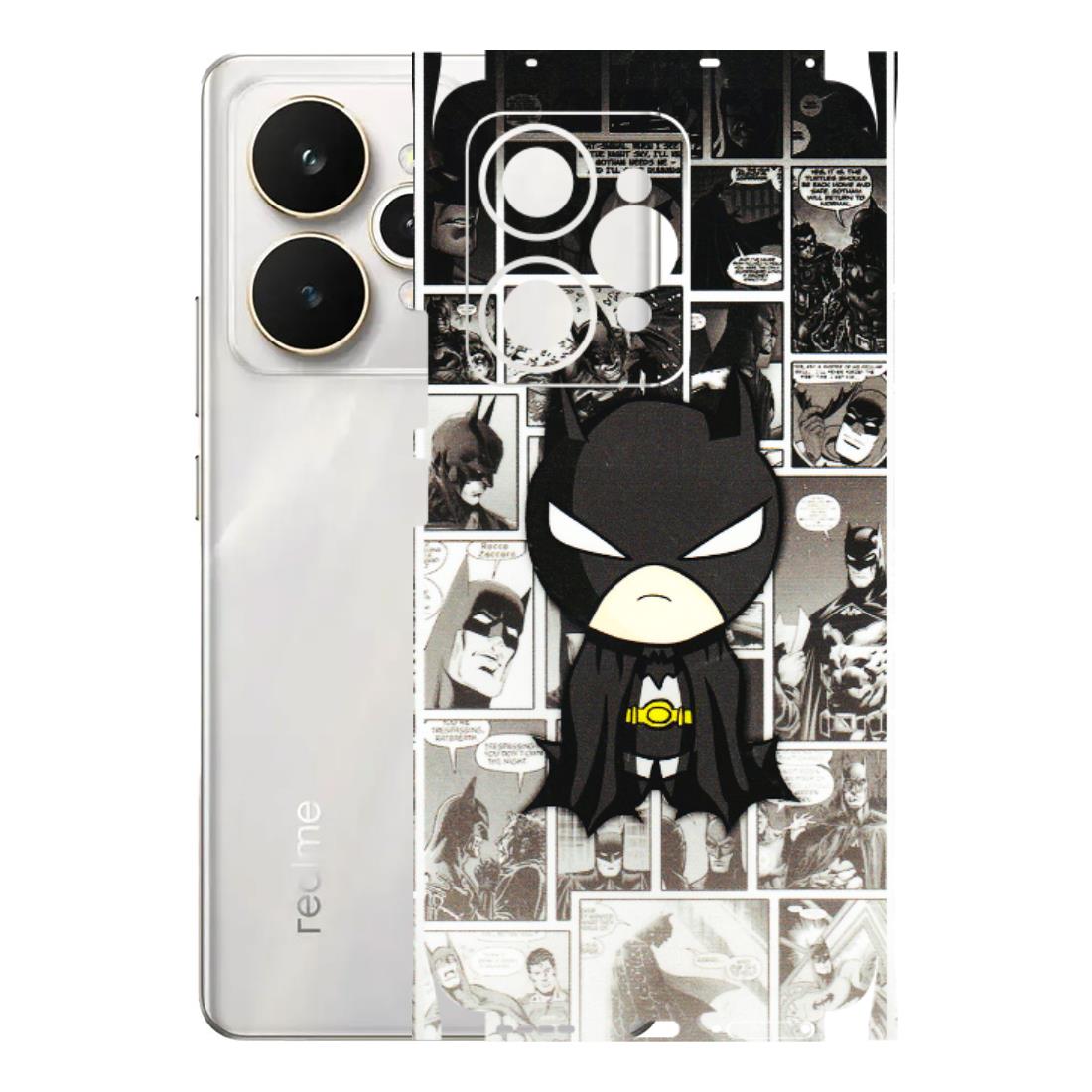 Realme Phone Skins (All Models) - Toon Batman - 3D Embossed Finish (L-182) Realme 15 5G