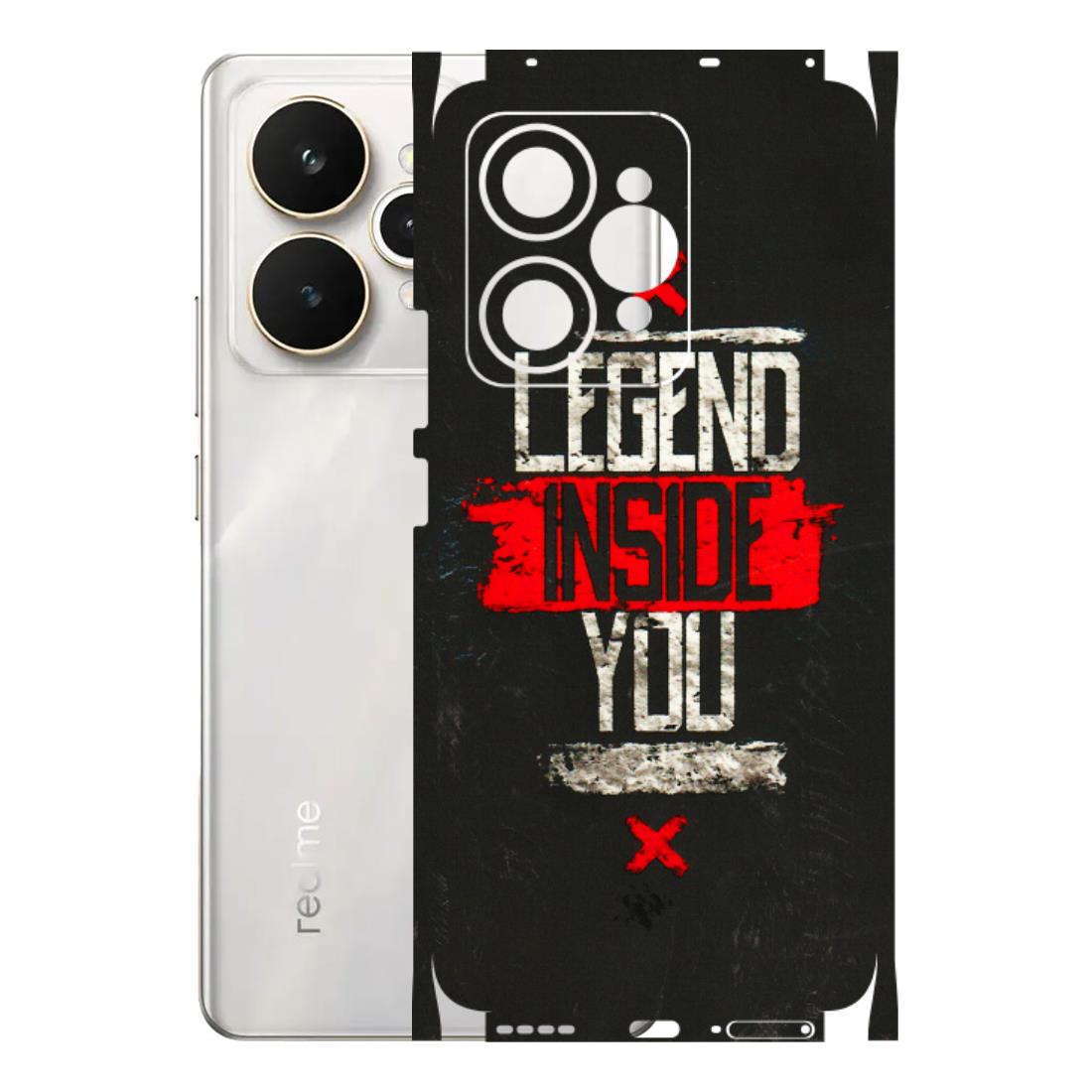 Realme Phone Skins (All Models) - Legend Inside You - 3D Embossed Finish (L-186) Realme 15 5G
