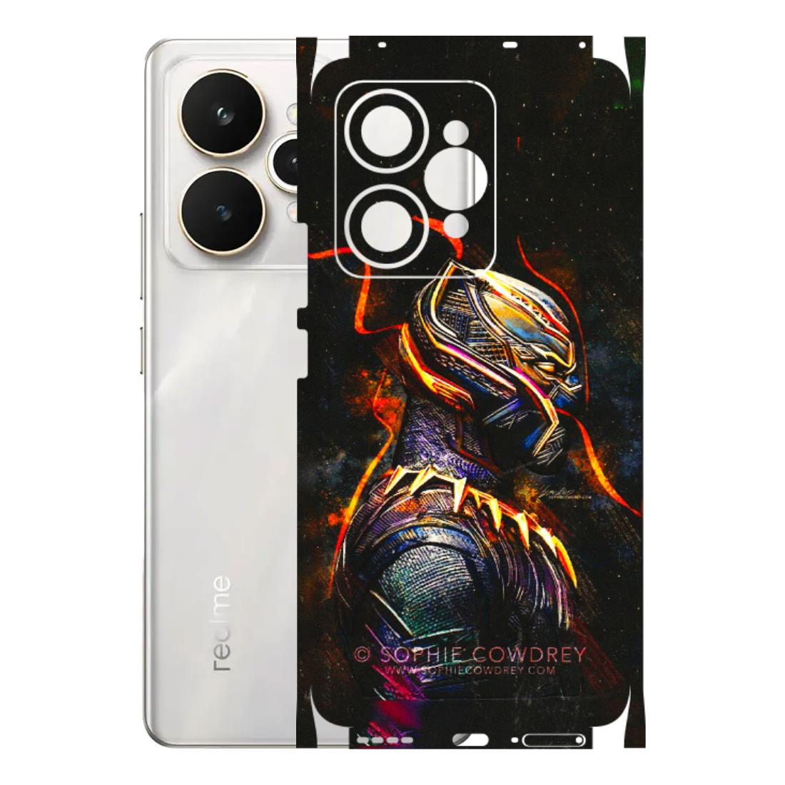 Realme Phone Skins (All Models) - Black Panther - 3D Embossed Finish (L-190) Realme 15 5G