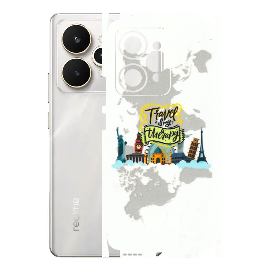Realme Phone Skins (All Models) - Travel Therapy - 3D Embossed Finish (L-199) Realme 15 5G