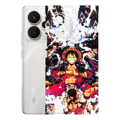 Realme Phone Skins (All Models) - Luffy Anime Character - 3D Embossed Finish (L-203) Realme 15 5G
