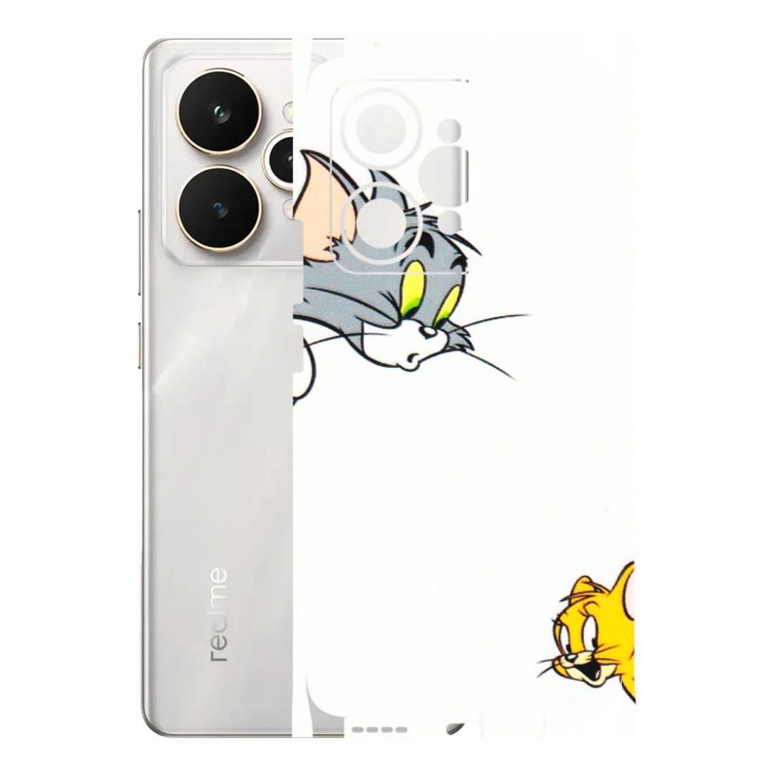 Realme Phone Skins (All Models) - Cute Tom And Jerry - 3D Embossed Finish (L-220) Realme 15 5G