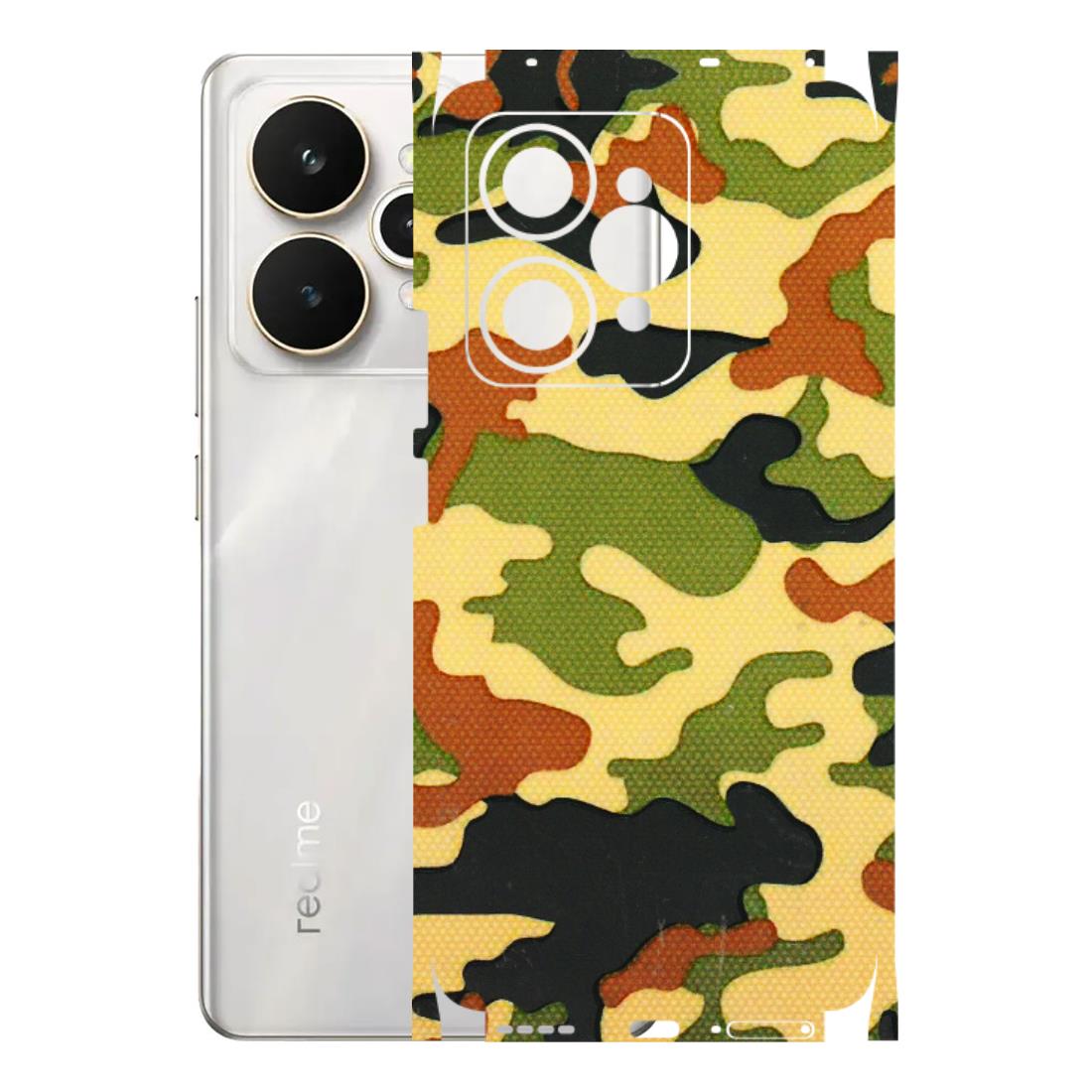 Realme Phone Skins (All Models) - Indian Military - 3D Embossed Finish (L-234) Realme 15 5G