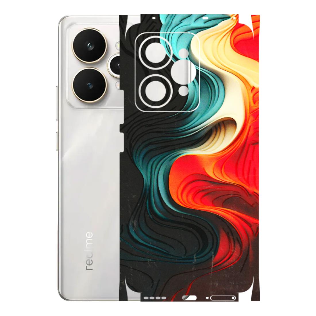 Realme Phone Skins (All Models) - The Silky Swirl - 3D Embossed Finish (L-240) Realme 15 5G