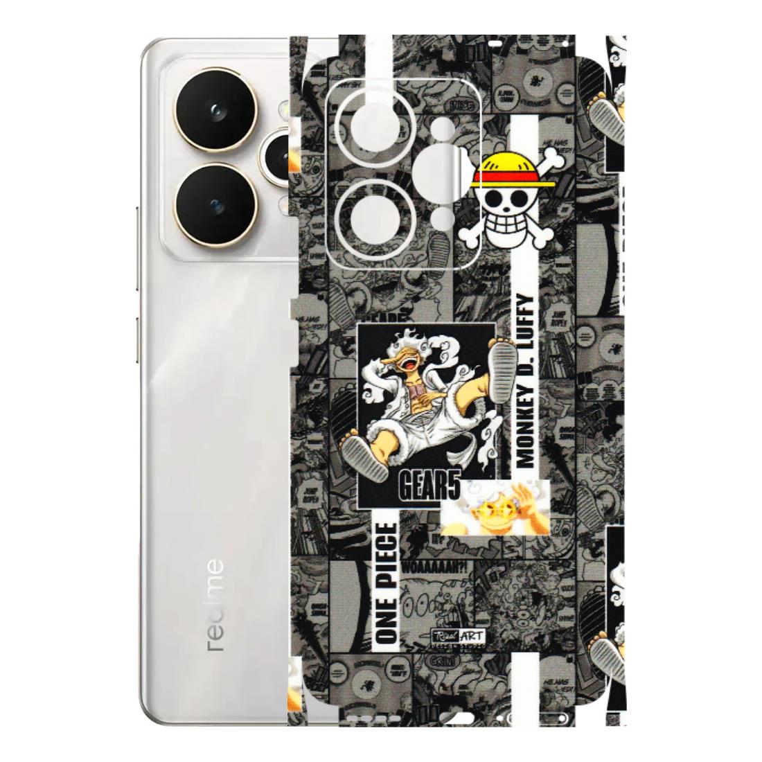 Realme Phone Skins (All Models) - Cuffy Anime MonkeyCamic - 3D Embossed Finish (L-242) Realme 15 5G